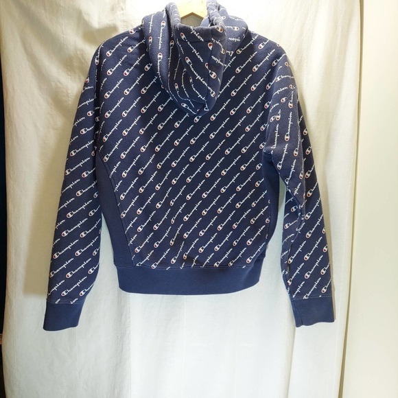 CHAMPION Reverse Weave, Logo Hoodie, Thick, Color Blocked, Size M, Tie H… - Picture 8 of 11